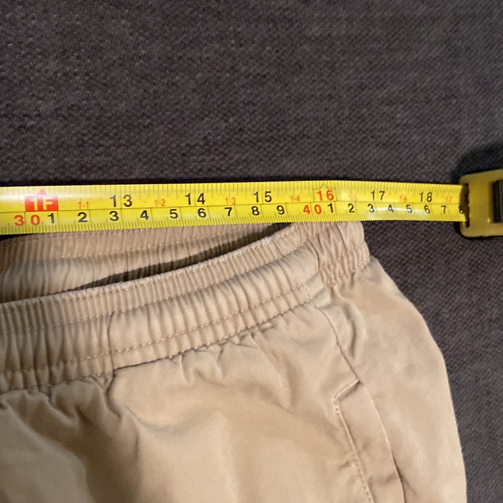 Vintage Polo Ralph Lauren elastic drawstring waist lightweight khaki chinos XL - Picture 8 of 10